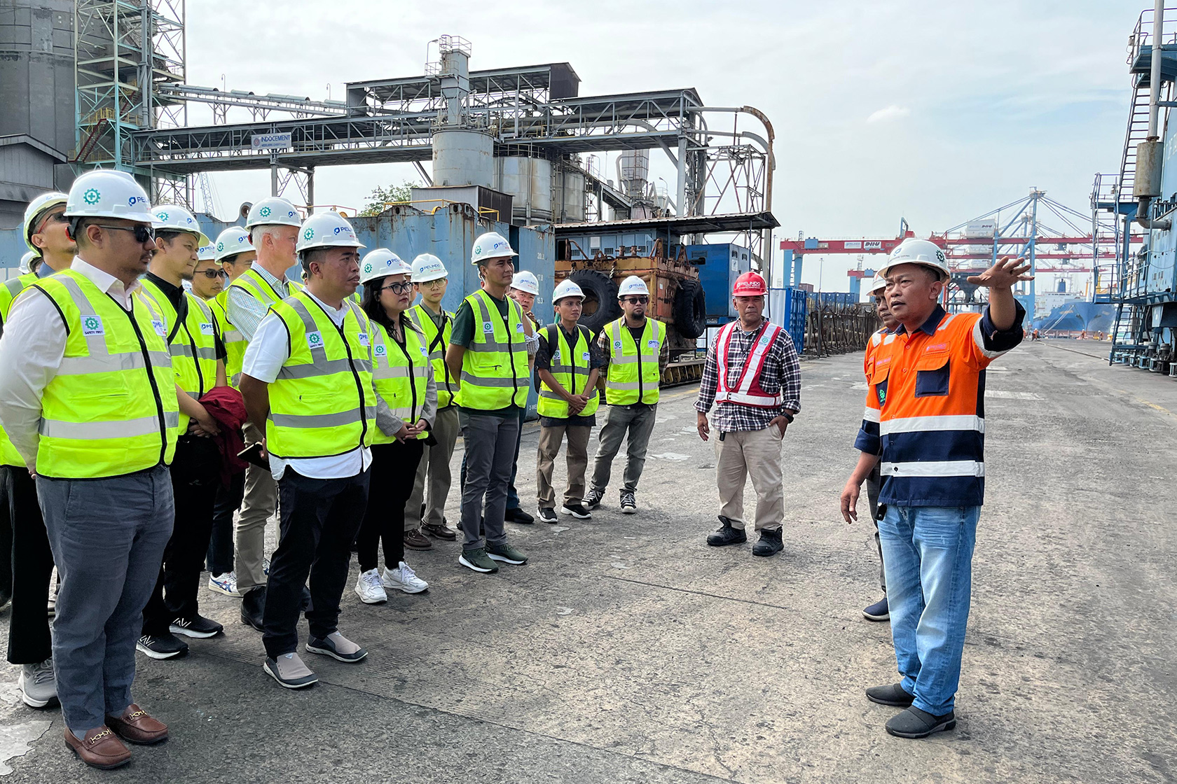 The site visit session of the Post-Course Workshop offers participants valuable insights, bridging classroom learning with real-world practices.