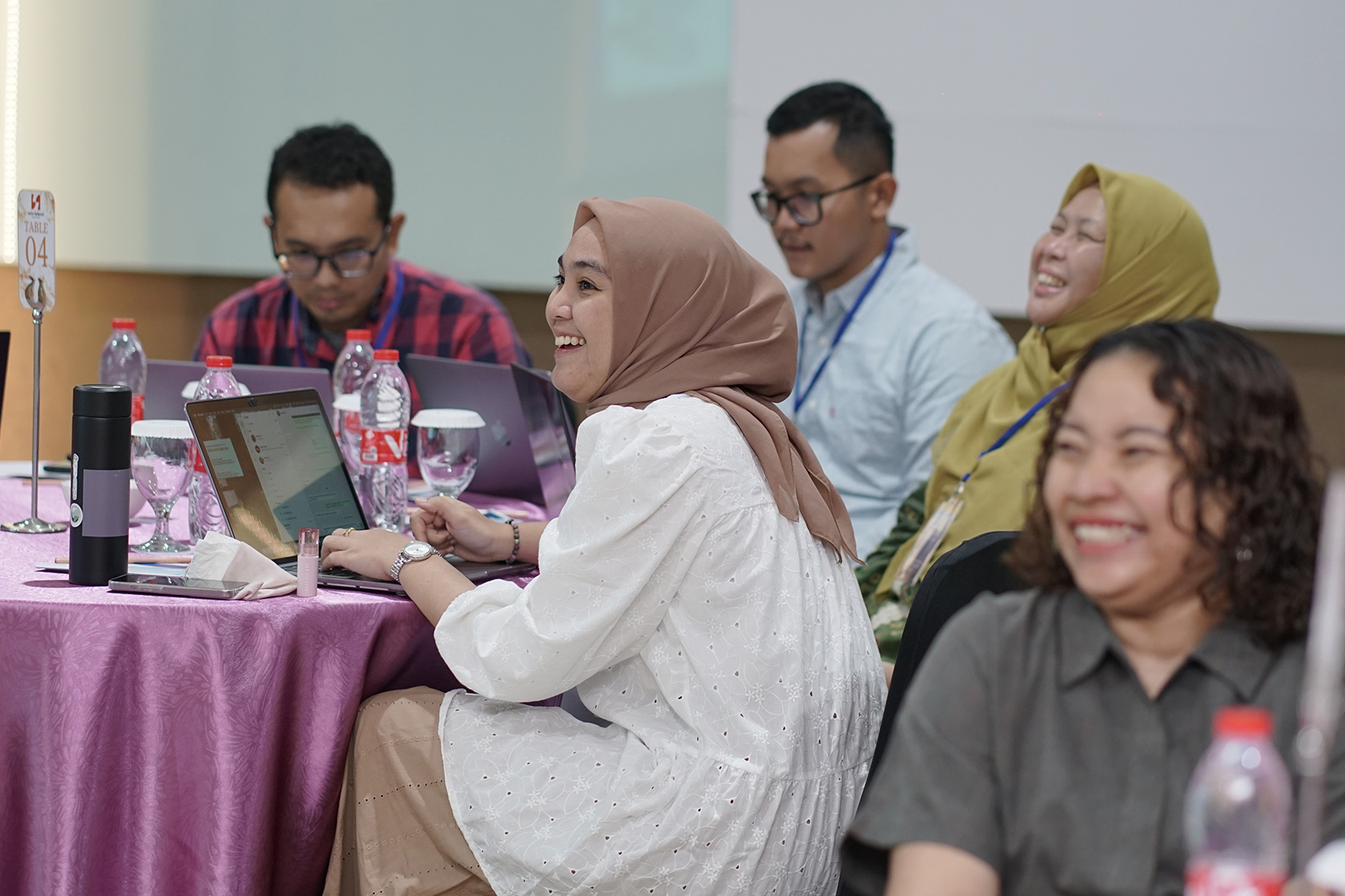 The participants engage in a dynamic discussion, both fun and enlightening.