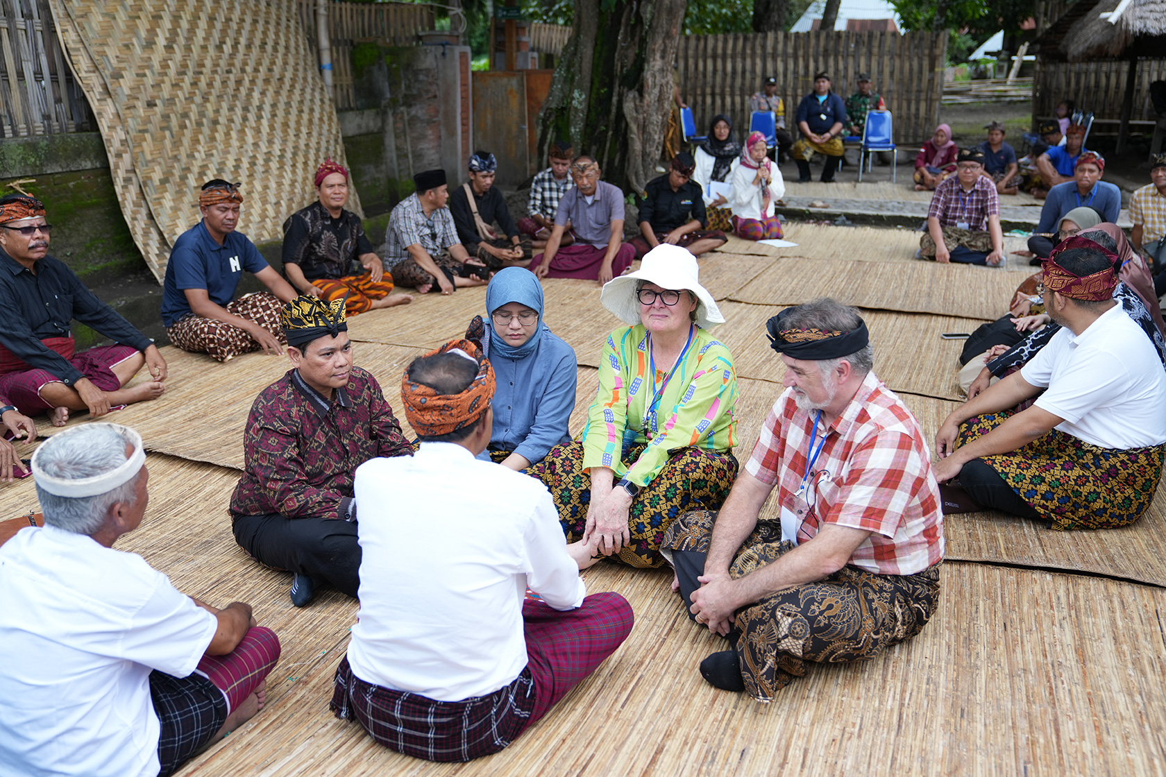 The Bayan Indigenous People warmly welcome the participants and the Short Course Team.