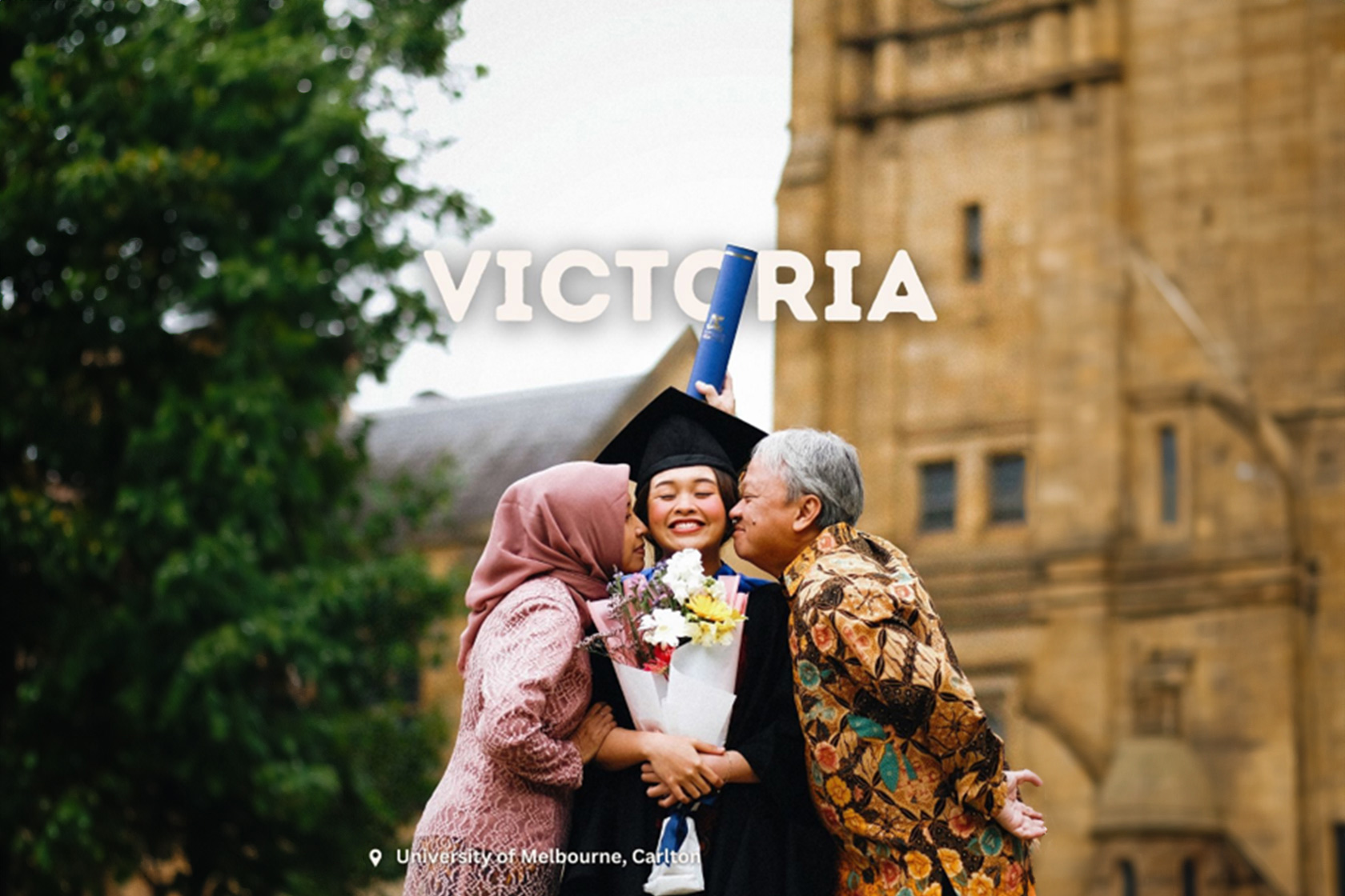 Raissa’s graduation day, the start of her Australian Journey beyond the state of Victoria