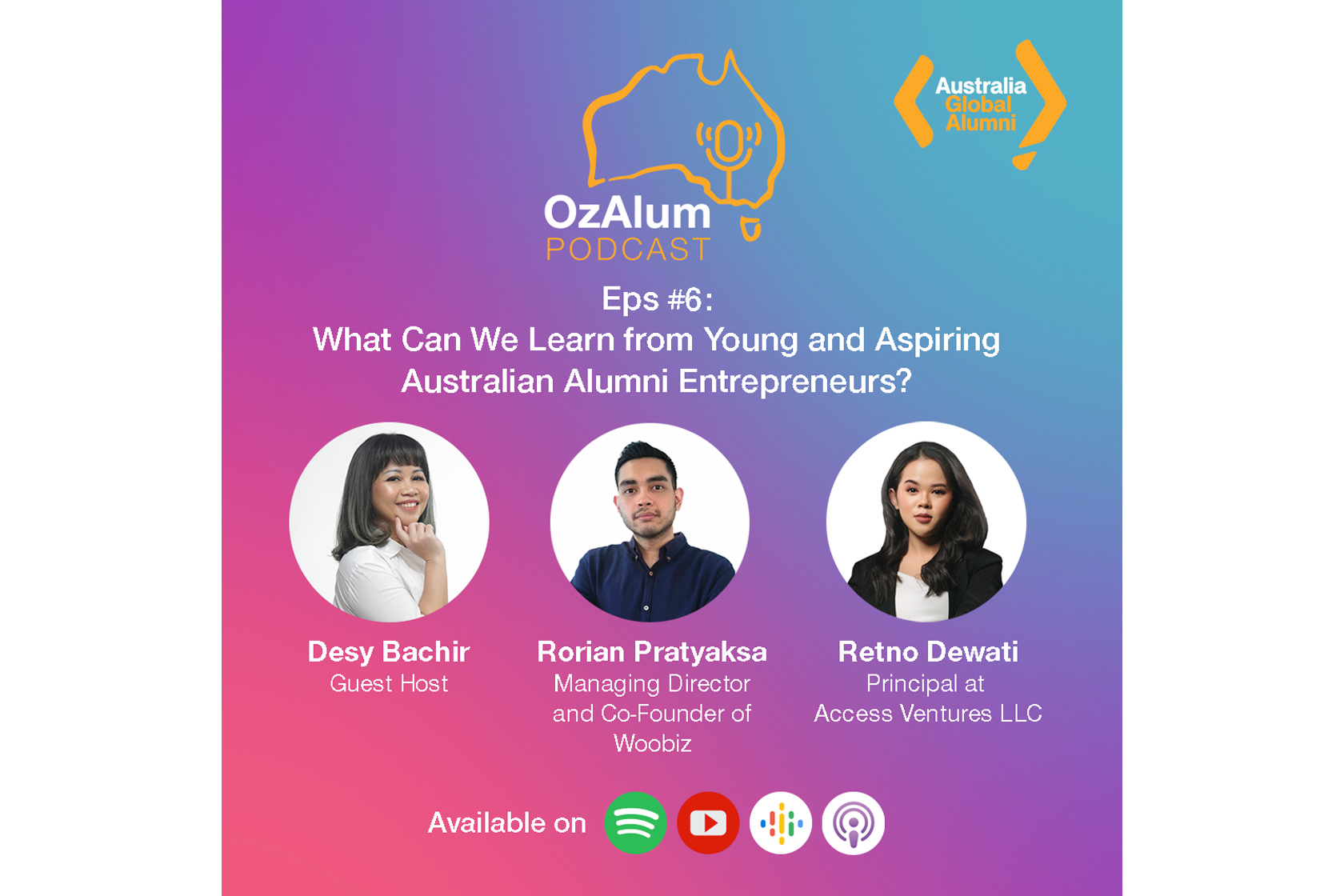 OzAlum Podcast Eps #6: What Can We Learn from Young and Aspiring Australian Alumni Entrepreneurs?