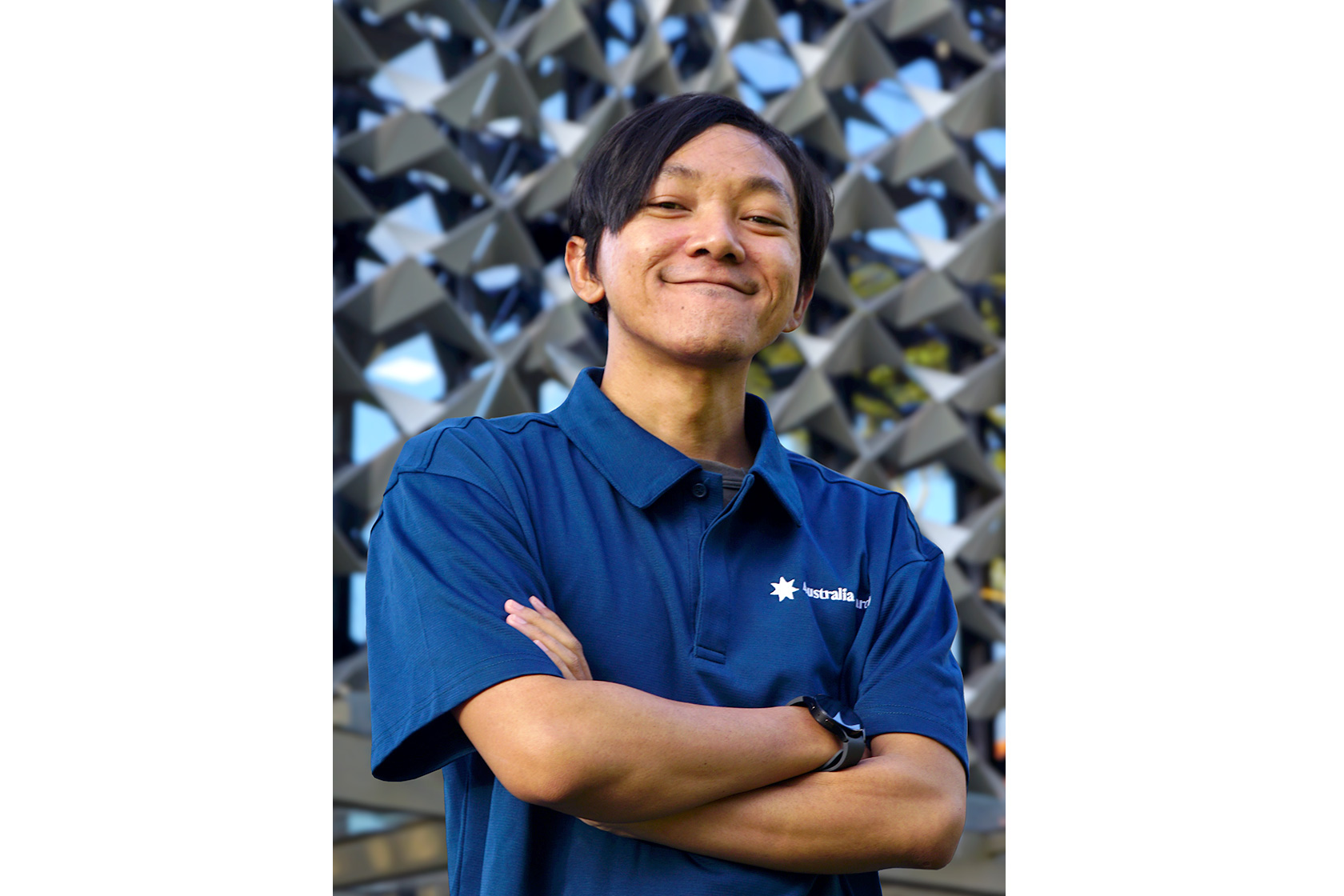 A picture of Andika Budi Hermawan, an Australia Awards scholar