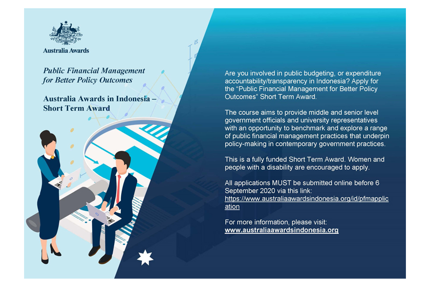 Applications Open for the Public Financial Management for Better Policy Outcomes Short Term Award