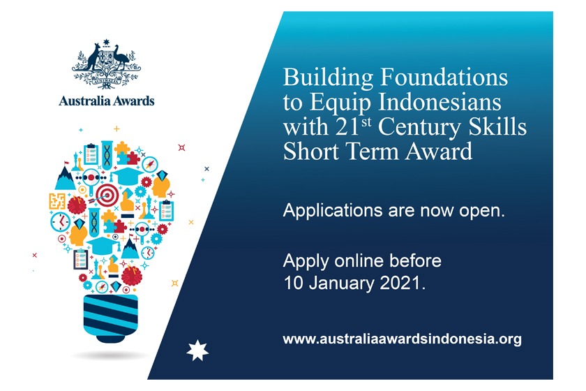 Applications Open for the Building Foundations to Equip Indonesians with 21st Century Skills Short Term Award
