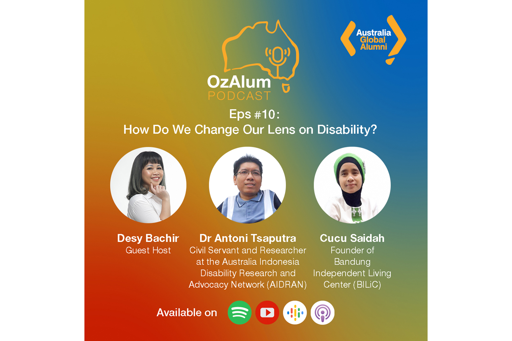 OzAlum Podcast Eps #10: How Do We Change Our Lens on Disability?